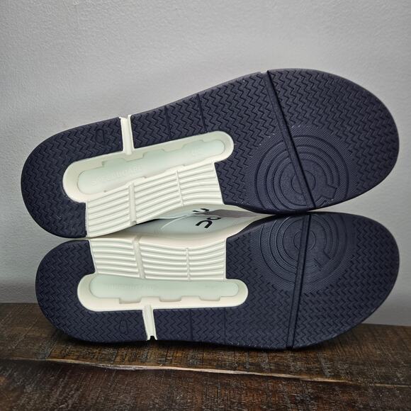 NEW On Cloud The Roger Clubhouse Mens Size 13 Court Tennis Shoes White Blue - Picture 9 of 12